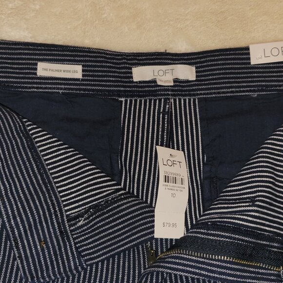 Pinstripe Wide Leg trouser - Picture 5 of 7